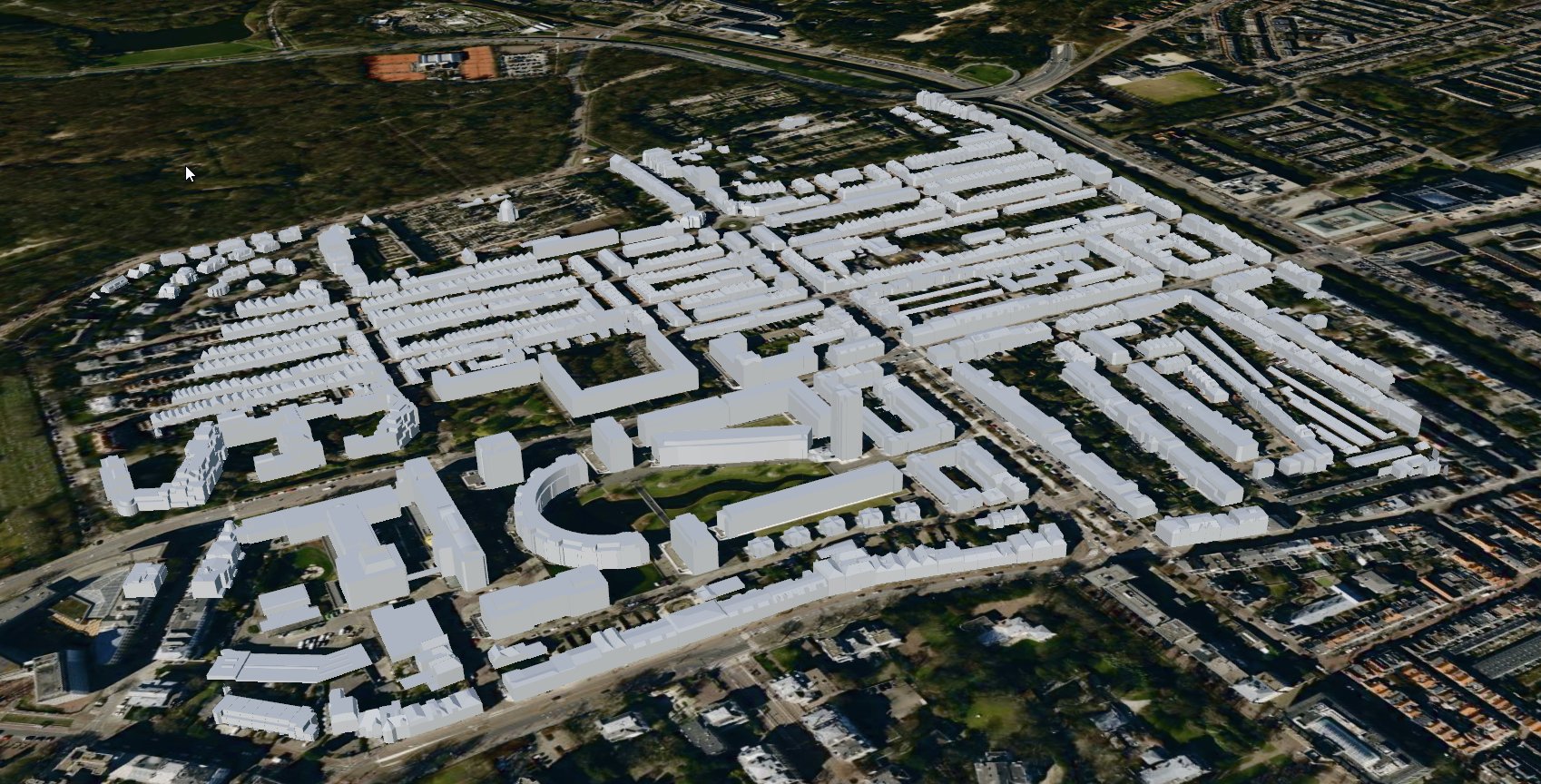 3D Tiles Visualization of Den Haag
